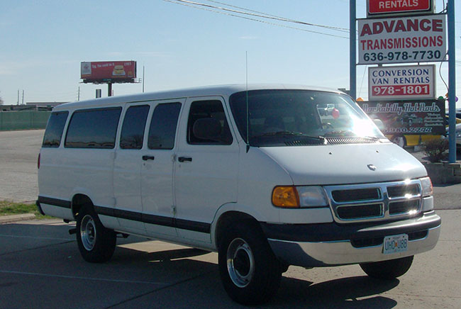 15 passenger van